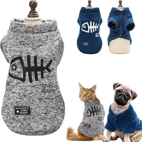 Winter Dog Cat Coat Cute Cat Puppy Clothes Warm Kitten Clothes Jacket Soft Pet Clothing For Small Dogs Cats Chihuahua Yorkshire