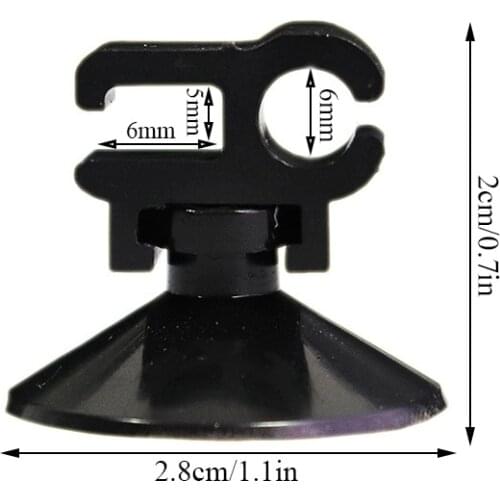 1PC Aquarium Sucker Suction Cup Clips Holders For Fish Tank Wire Oxygen Tube Hose Pump Suction Cups Aquarium Accessory