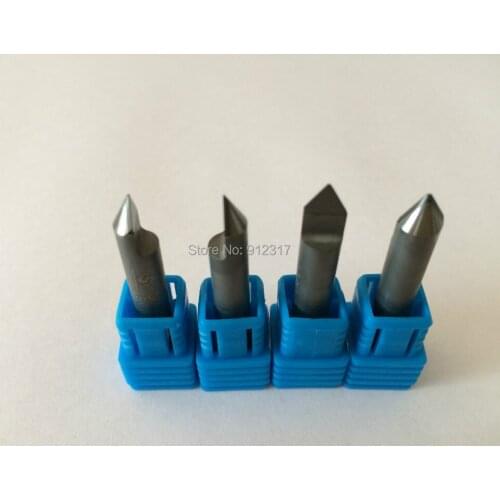 4pcs PCD Stone Engraving tools, Marble/Granite Engraving bits, Diamond End mills,PCD end mills