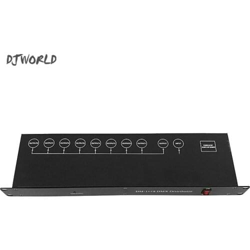 8-Eye Signal Amplifier With Use RS-485 Interface, DMX 512 Direct Input and Output For DJ Disco Stage Light