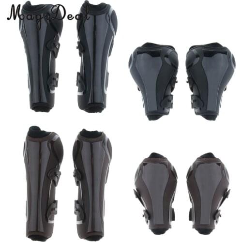 Horse Leg Boots Front Hind Leg Tendon Fetlock Protect Equestrian Support Kit