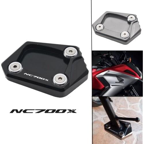 CNC Aluminum Support Foot Plate, Side Support Extension For Honda NC700 X NC700X NC700 X 2012-2016
