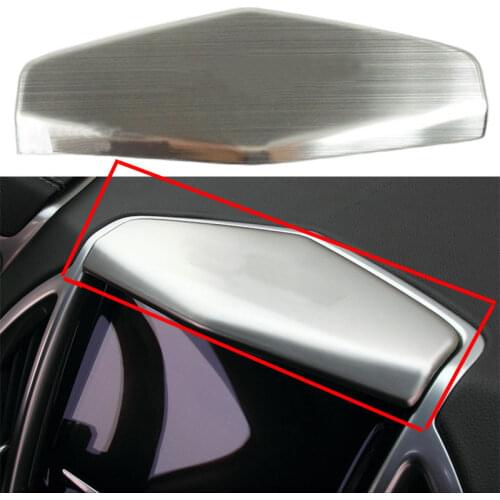 For Cadillac SRX 2013 2014 2015 2016 Stainless Navigation PANEL Decorative frame trim 1pcs