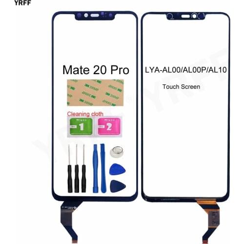 For Huawei Mate 20 Pro LYA-AL00/AL00P/AL10 Touch Screen Digitizer Panel 6.39'' Mate20 Pro Glass Touch Sensor Panel Repair Part