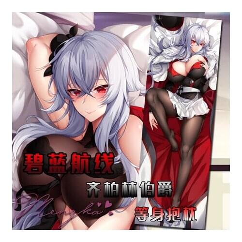 Game Graf Zeppelin Azur Lane Sexy Dakimakura Hugging Body Pillow Case Japanese Otaku Loli Pillow Cushion Cover Bedding Gifts
