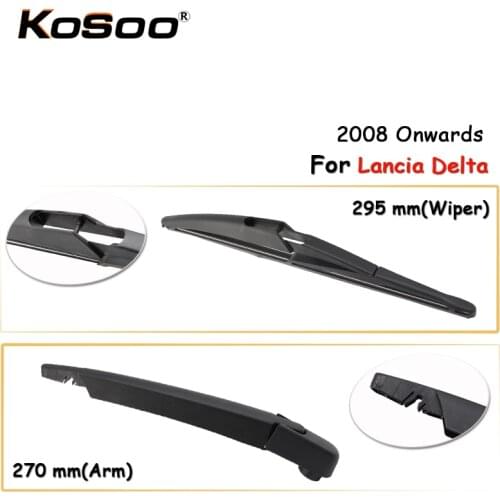 KOSOO Auto Rear Car Wiper Blade For Lancia Delta,295mm 2008 Onwards Rear Window Windshield Wiper Blades Arm,Car Accessories