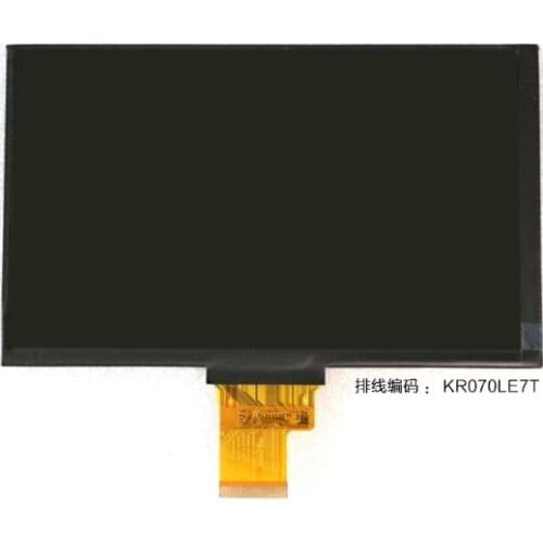 The new 7-inch tablet PC internal display coding: KR070LF7T 7-inch 40-pin physical picture