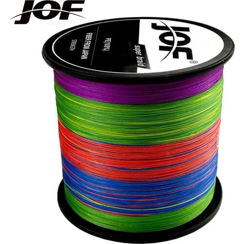 JOF Braided Fishing line 9 Strands 300M X9 Threads PE Multifilament Durable Carp Fishing Line Pesca