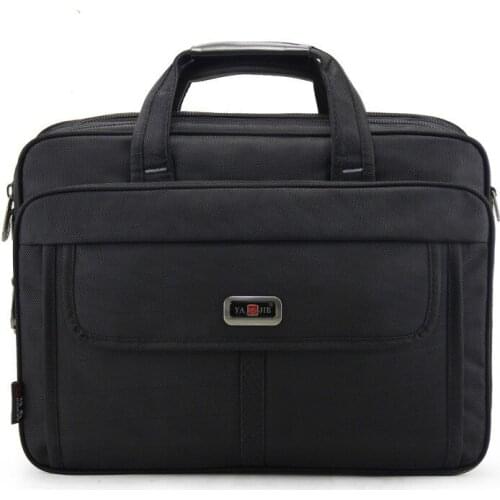 2020 New High Capacity Business Men Briefcase Mens Single Shoulder Bags 14" 15" 16" Laptop Bag Women Work Files Office Package