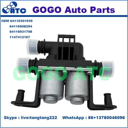 Heater Control Valve for B MW X5 E60 E61 E63 E64 E65 E66 525i 528i 535i 545i 745i OEM 64110301939 64116908294 64116931708