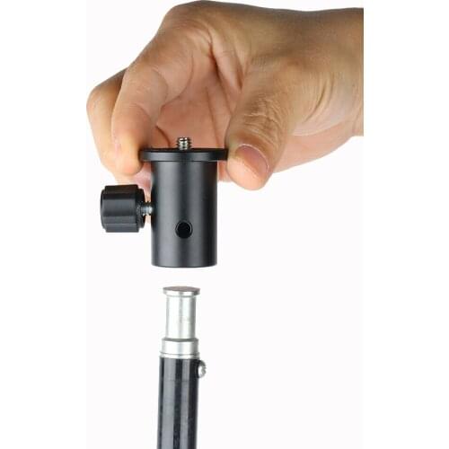 Flashlight tripod head adapter Camera bracket photography live old style shelf lamp rack conversion accessories