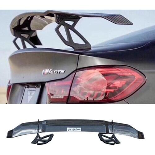 CEYUSOT FOR Real Carbon Fiber Spoiler Wing BMW M1 M2 M3 M4 M5 M6 1 2 3 4 5 6 7 Series Car Trunk Tail Fin Sedan AUTO Accessories