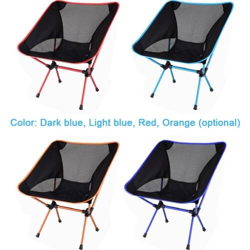 Travel Ultralight Folding Chair Superhard High Load Outdoor Camping Chair Portable Beach Hiking Picnic Seat Fishing Tools Chair
