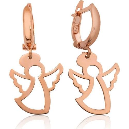 Tevuli 925 Sterling Silver Angel Earrings