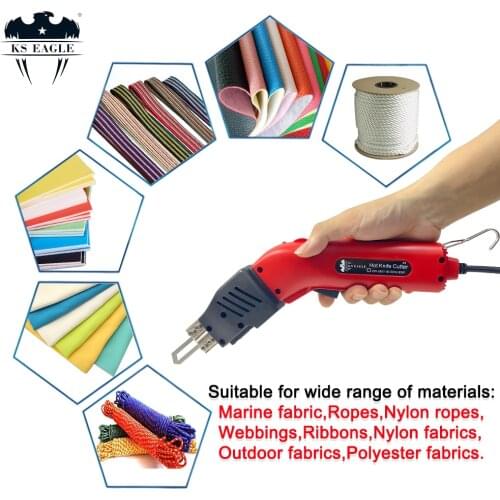 Fabric Cutter Rope Cutter Air Cooled Pro Electric Hot Knife Heat Sealer with Adjustable Power Cutting Tool Kit with Accessories