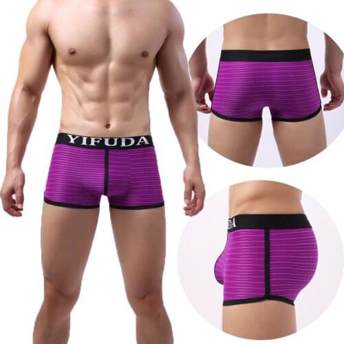 Male Panties Soft Smooth Mens Underwear Boxers Breathable Mens Underpants Sexy Solid Cuecas Trunks Shorts Men Short Boxer XXL