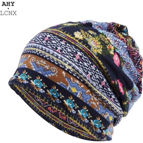 Womens Hat Scarf 2 in 1 Beanie Turban Hats For Men Women Plus Velvet Warm Skullies Beanies Hat Summer Autumn Bone Cap Female