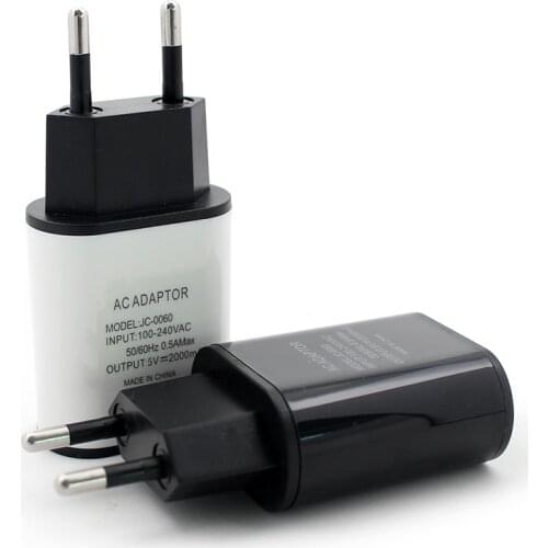 5V Power Supply Adapter One USB Mobile Phone Charger AC DC 5V 2A USB Power Adapter Supply 220V EU Plug Adaptor For Andriod Phone