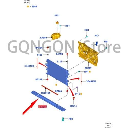 CAR Water Tank Bracket Bracket Radiator For dMo nd eoT aur us Water Tank Frame Water Tank Upper Trim Panel Gantry Frame