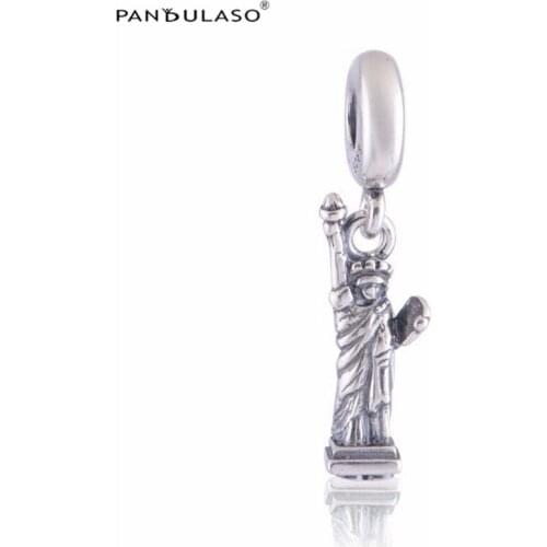 Goddess of liberty Beads For Jewelry Making Woman DIY Charms Fits Original Bracelets 925 Sterling Silver Jewelry Bead