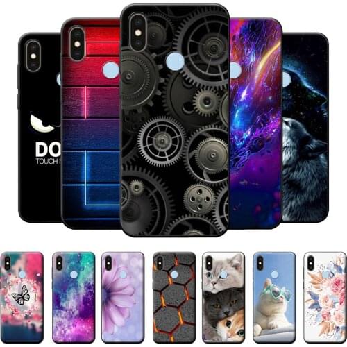 For Xiaomi Mi 6X Case Protective Back Cover For Xiaomi Mi 6X Soft TPU Silicone Case For Xiaomi Mi 6X 6x Phone Coque on Mi 6X Cat