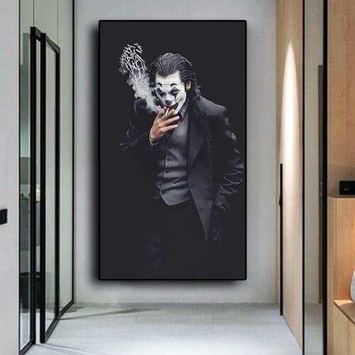 Classic Movie Character Clown Poster Canvas Painting Wall Art Living Room Home Wall Decoration Prints Decoracion Salon Casa