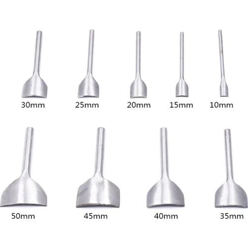 9pcs Leathercraft Half Round Cutter Punch Strap Leather Tools for Cowhide Craft DIY Leather Cowhide Punches Set
