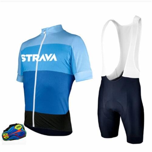 STRAVA New Product Summer Team Version Short Sleeve Cycling Jersey Suit Quick-Drying Breathable Sweat Absorbent Cycling Jersey