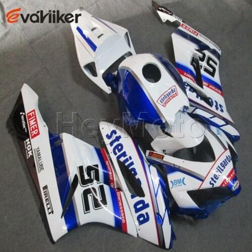 ABS motorcycle fairing for CBR1000RR 2004 2005 blue white CBR1000 RR 04 05 motor panels 5Gifts Injection mold H2