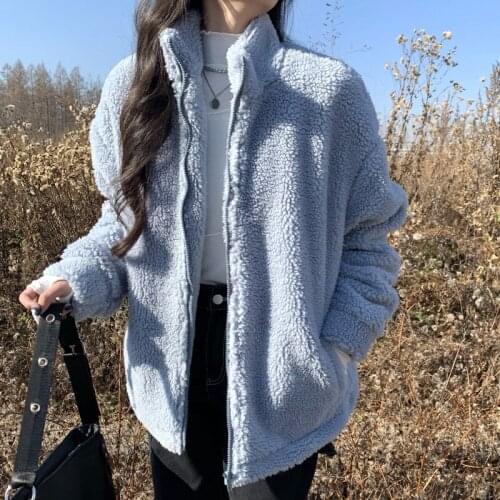 Autumn winters is more easy to restore ancient ways to keep warm cotton - padded jacket coat female teddy coat