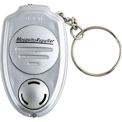 Portable Anti Mosquito Killer Inset Repeller Electronic Ultrasonic Keychain key clip for Camping Outdoor Car Keychain
