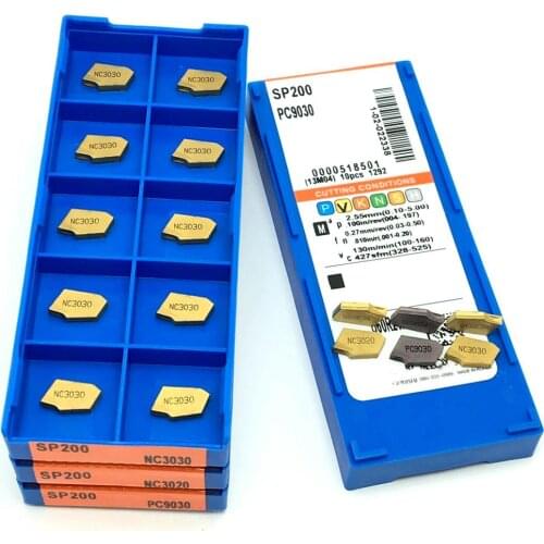 Slotting tool SP200 PC9030 NC3020 NC3030 carbide blade turning tool separation slotting blade SP200