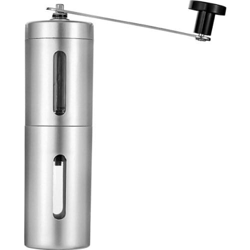 Hand Manual Coffee Portable Grinder Adjustable Handmade Coffee Bean Burr Mill Stainless Steel Kitchen Tool Seasoning Grinders