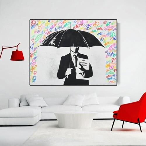 Animal Graffiti Dog Canvas Painting Black White Art Figure Posters and Prints Wall Pictures Modern Living Room Home Decoration