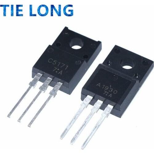 10PCS ( 5PCS 2SA1930 + 5PCS 2SC5171 ) A1930 TO-220 C5171 TO220 Original and new