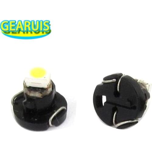 20X T3 T4.2 T4.7 1 SMD 1210 3528 LED 1SMD B8.5D Car Interior Dashboard Light Bulbs LED Auto LED Car Lights White red blue Green