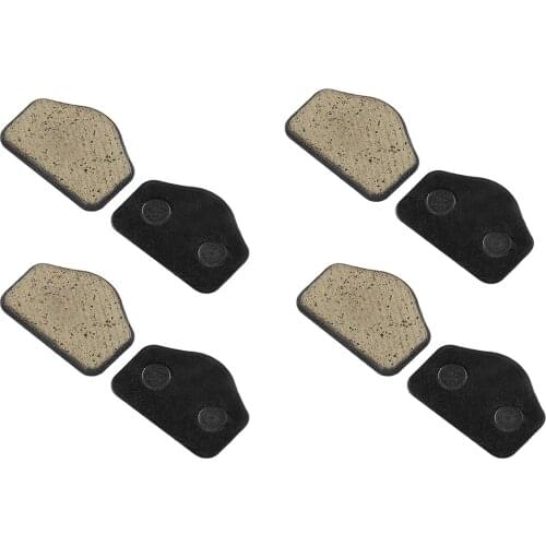 4 Pair O1 Pentagonal Semi-metallic Lining Disc Hydraulic Brake Pads Brake Lining Shoe Ceramics Brake Pads Bicycle Brake Pads