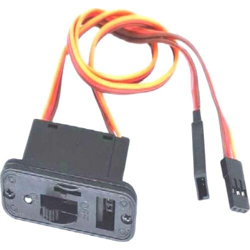 4 PCS JR heavy duty switch RC power switch with LED display for RC receiver charger