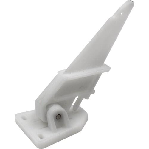 80MPH Marine Boat Speedometer Pitot Pick Up For Faria Pick Up Tube Plastic Boat Parts Accessories 5.51 x 2.17 x 1.57 inch White