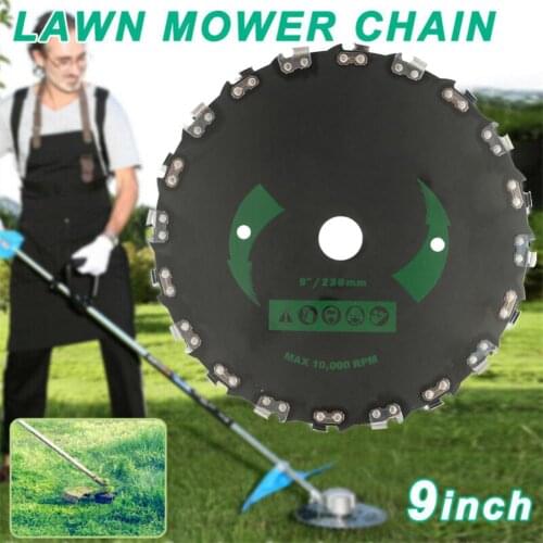 Brushcutter Blade Woodworking Chain Disc Angle Grinding Chain Cutting Disc Accessories