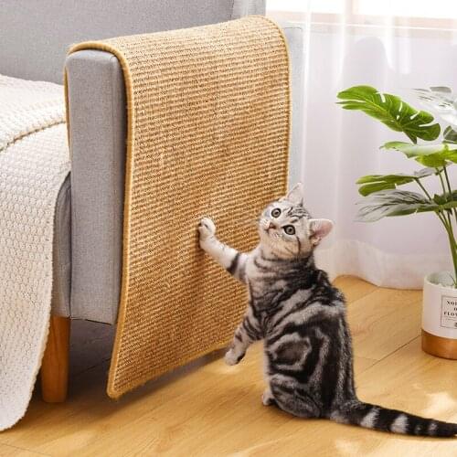 Cat Scratcher Sisal Mat Board Cat Scratch for Sharpen Nails Scraper Cats Tree Cat Toys Chair Table Sofa Mats Furniture Protector