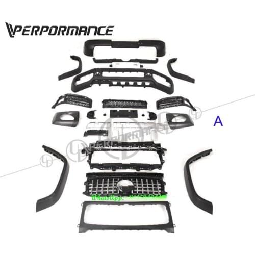 2019 Year G63 body kit for G500 G550 facelift to G63 look 2019 style
