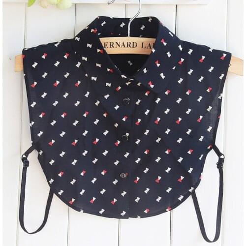 Fashion Women Fake Collar Dress Half Shirt Vest Detachable False Collar Lapel Female Shirt Sweater Necklace Accessories