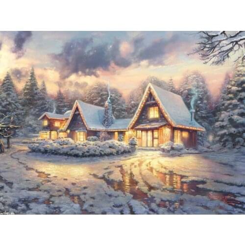 A16121 11CT/14CT/18CT/25CT/28CT Oil tea patterns Counted Cross Stitch DIY Cross Stitch Kits Embroidery Needlework Sets