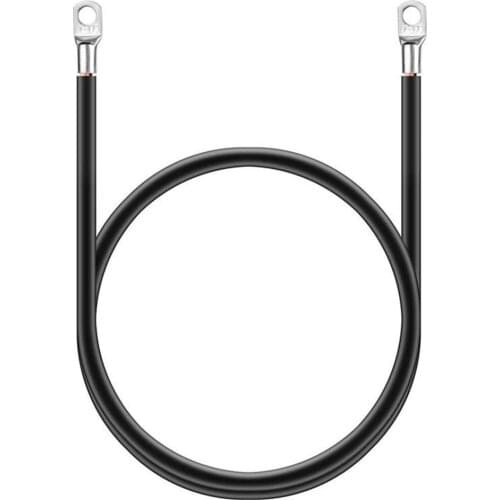 Copper Negative Battery Ground Cable Terminal Kit 2Pcs 100A for RV Car Boat