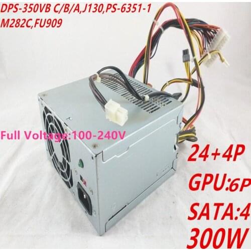 New Original PSU For Dell 400 410 I530 8100 Power Supply DPS-350VB C DPS-350VB B DPS-350VB A PS-6351-1 M282C FU909 PS-6351-2