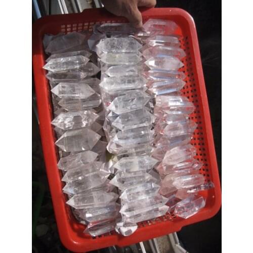 WHOLESALE PRICE! 2.2lb NATURAL CRYSTAL QUARTZ DT WAND POINT HEALING