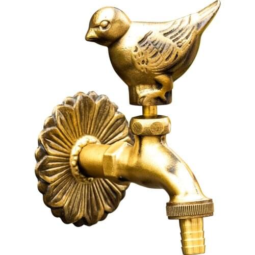 Outdoor garden watering gardening creative animal faucet mop pool washing machine copper single cold old-fashioned nozzle