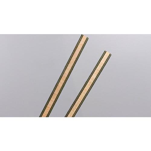 25 Strip Luthier Purfling Binding Marquetry Inlay 640x6x1.2mm Solid Wood#174s