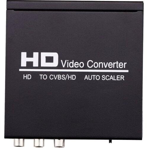 High Quality HD TO CVBS AV Hdmi-compatible AUTO SCALER NTSC PAL Video Converter for VHS VCR Computer DVD Laptop PC To TV Monitor